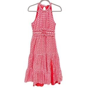 Likely Dress Women's 10 Avalia Halter Eyelet Midi